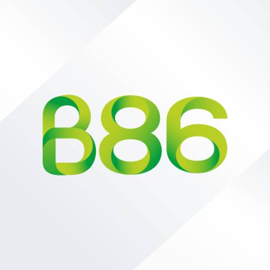 harf ve rakam logo B86