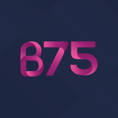 harf ve rakam logosu B75