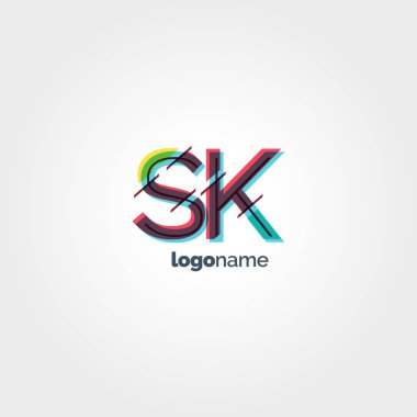 Bağlı Sk harf logo