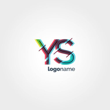 YS çok renkli harfler logosu