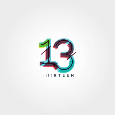 basamak çağdaş sayı 13 logosu