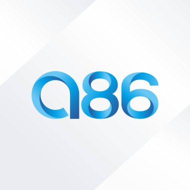 harf ve rakam logosu A86