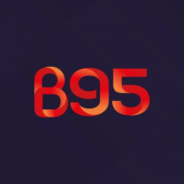 harf ve rakam logo B95
