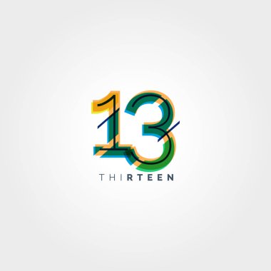 basamak çağdaş sayı 13 logosu
