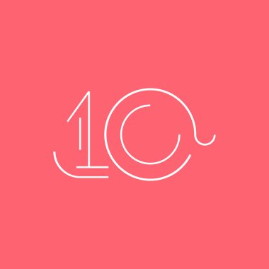 basamak çağdaş sayı 10 logo