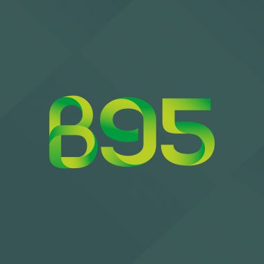 harf ve rakam logo B95