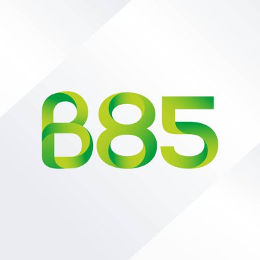 harf ve rakam logo B85