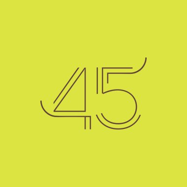 basamak çağdaş 45 numaralı logosu