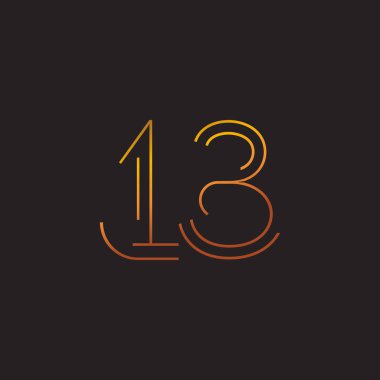 basamak çağdaş sayı 13 logosu