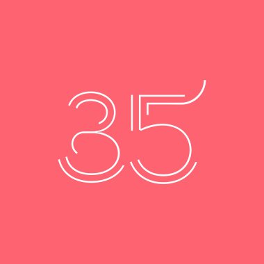 basamak çağdaş 35 numaralı logosu