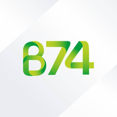 harf ve rakam logo B74
