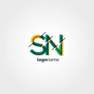 Sn harf logo bağlı