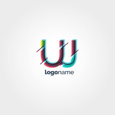 Bağlı Uj harf logo