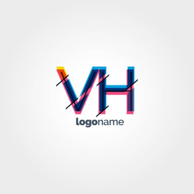 ortak harf logo Vh