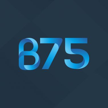 harf ve rakam logosu B75