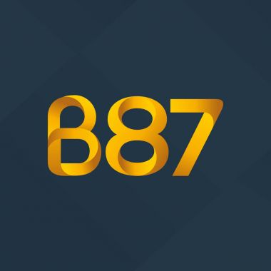 harf ve rakam logo B87