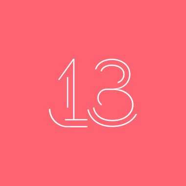 basamak çağdaş sayı 13 logosu