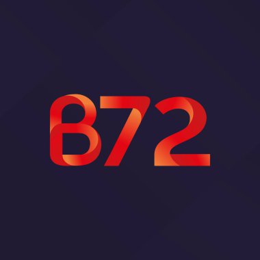 harf ve rakam logo B72