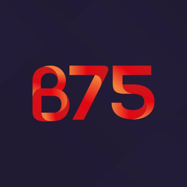 harf ve rakam logosu B75