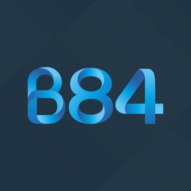 harf ve rakam logo B84