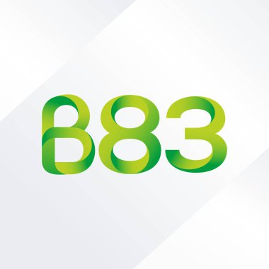 harf ve rakam logo B83