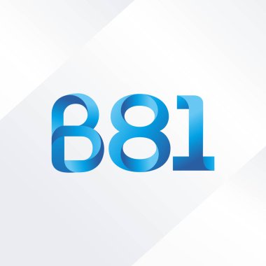 harf ve rakam logo B81