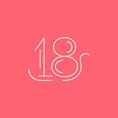 basamak çağdaş numarası 18 logosu
