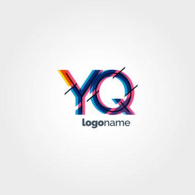 Sizi çok renkli logo harfleri