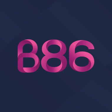 harf ve rakam logo B86