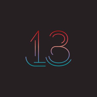 basamak çağdaş sayı 13 logosu