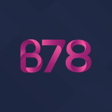 harf ve rakam logo B78