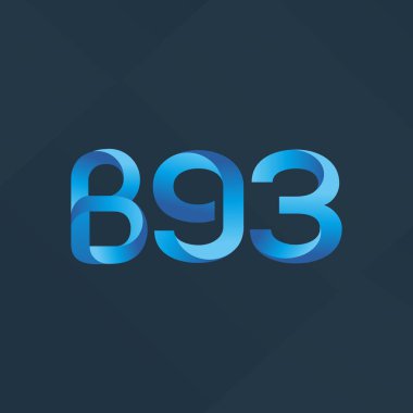 harf ve rakam logo B93