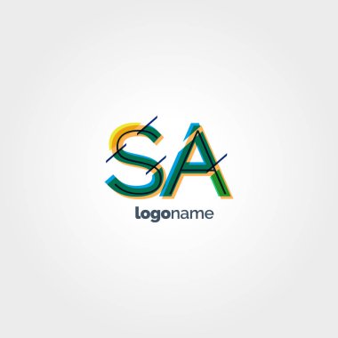 Bağlı Sa harf logo