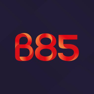 harf ve rakam logo B85