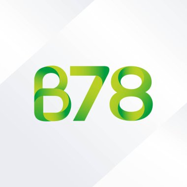 harf ve rakam logo B78