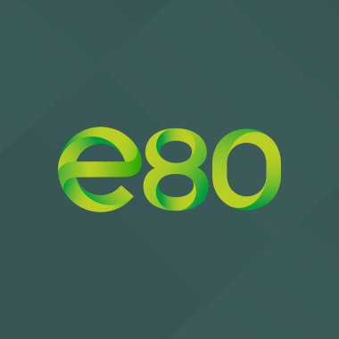 harf ve rakam logosu E80