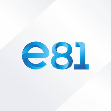 harf ve rakam logosu E81