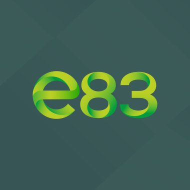 harf ve rakam logosu E83