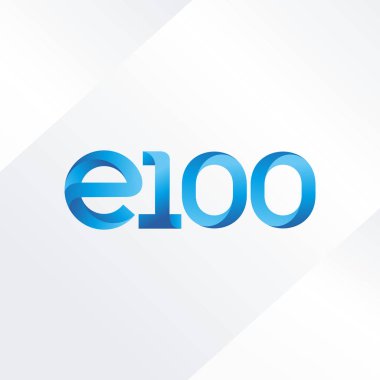 harf ve rakam logosu E100