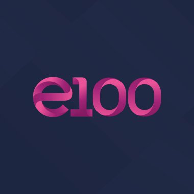 harf ve rakam logosu E100