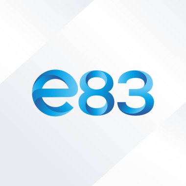 harf ve rakam logosu E83