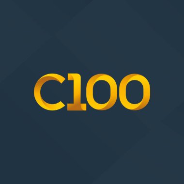 harf ve rakam logosu C100