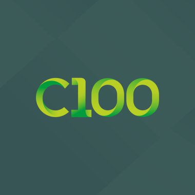 harf ve rakam logosu C100