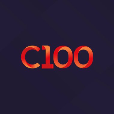 harf ve rakam logosu C100