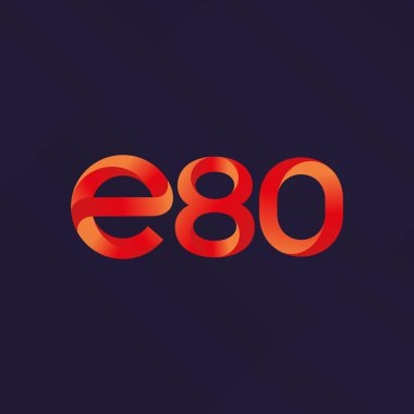 harf ve rakam logosu E80