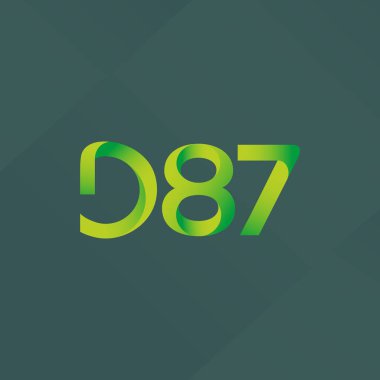 harf ve rakam logo D87