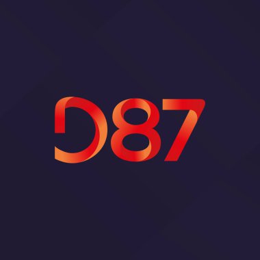 harf ve rakam logo D87