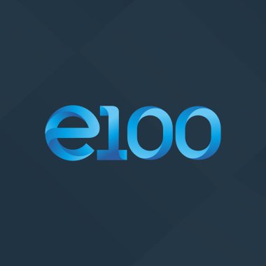 harf ve rakam logosu E100
