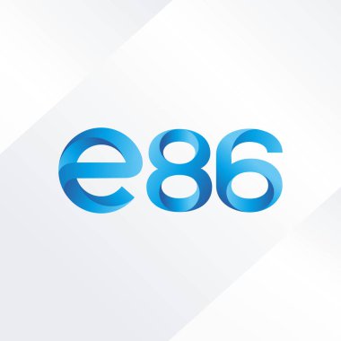 harf ve rakam logosu E86