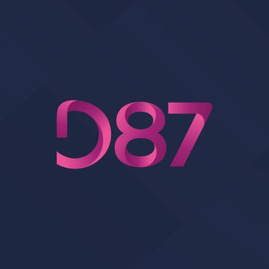 harf ve rakam logo D87